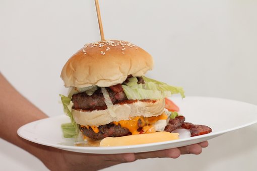 Mad, Sandwich, Hamburger, Snack, Brød