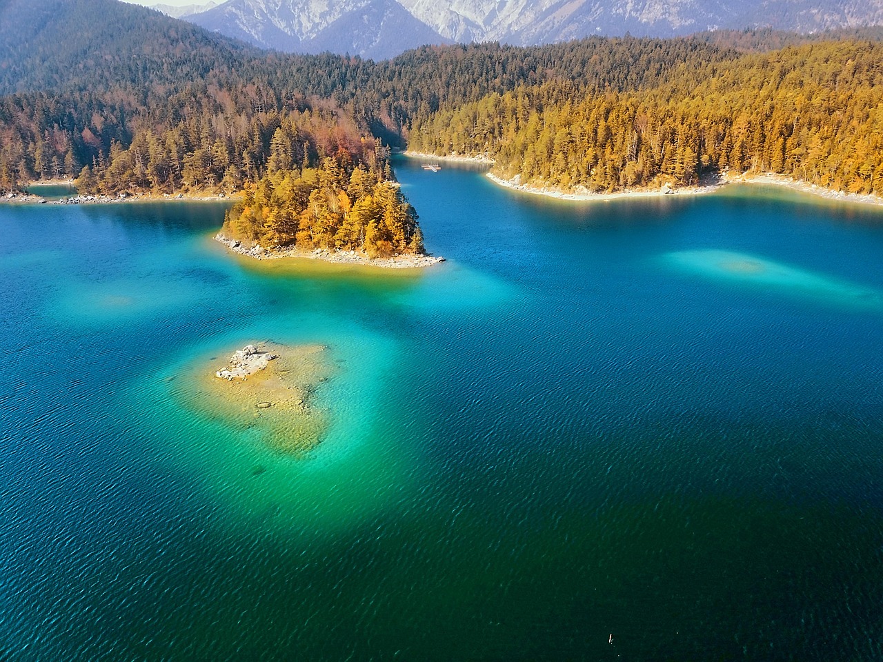eibsee rundweg am eibsee grainau