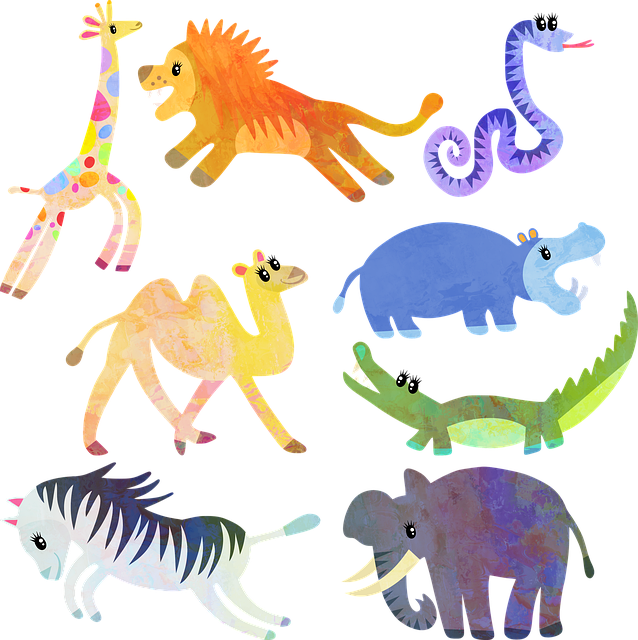 Free wildlife animals mammals illustration
