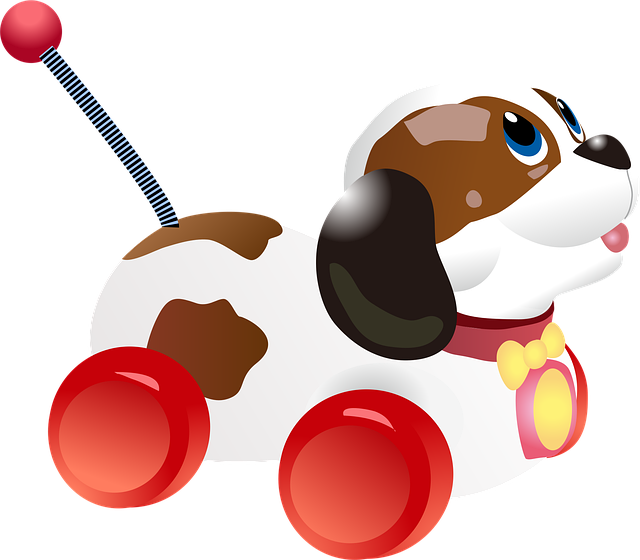 Spielzeuge, Hund, Hündchen, Kinder