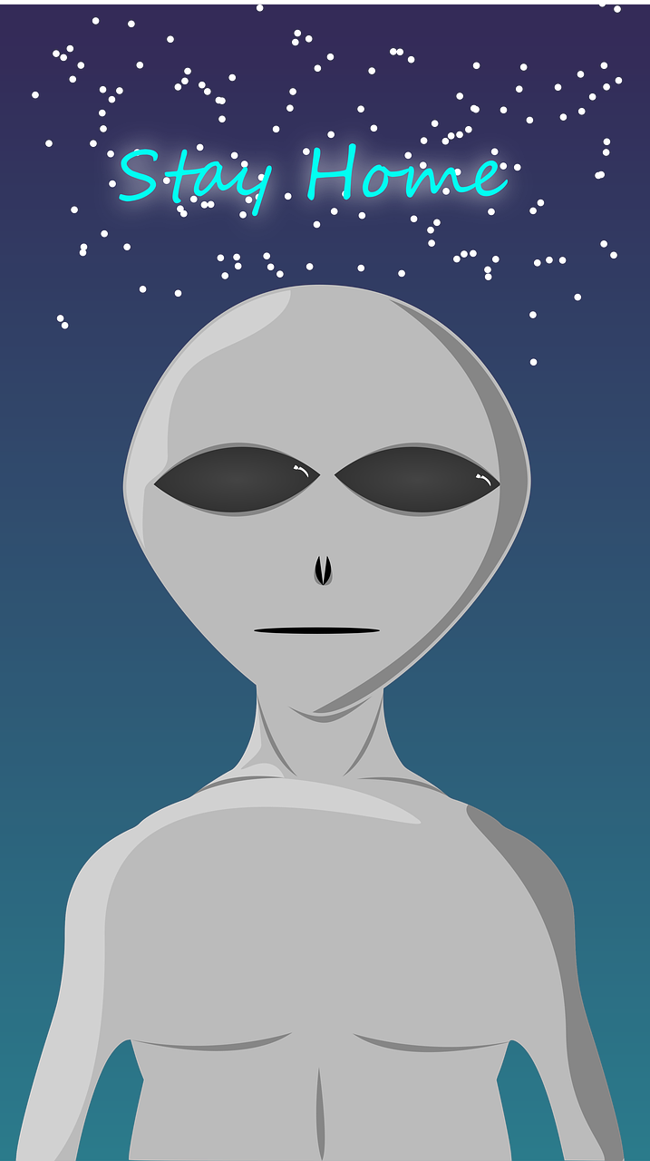 Stay Home Alien - Free image on Pixabay