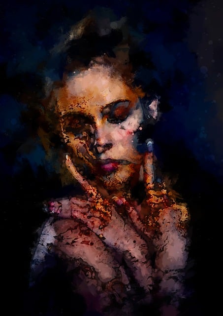 Digital Painting, Красивая, Леди