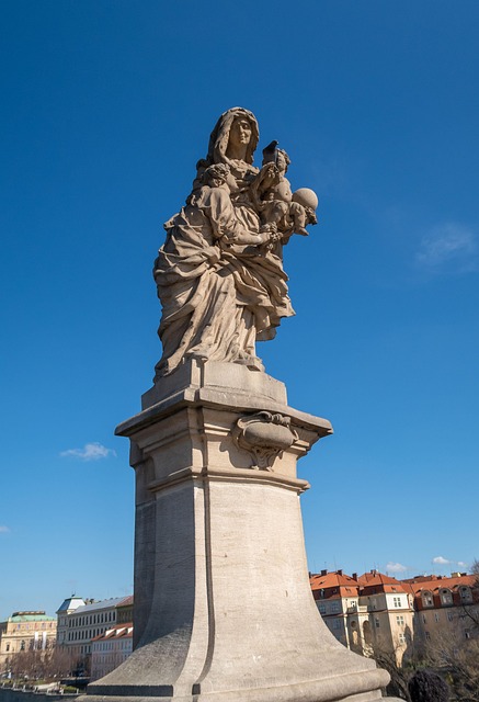Statue, Gotisch, Skulptur, Prag