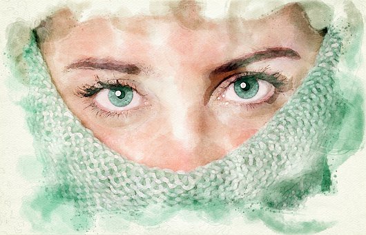 Free Model Eyes illustration and picture
