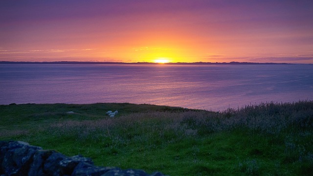 Free Scotland Sunset photo and picture