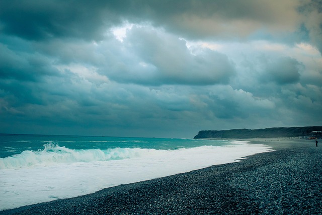 Ozean, Meer, Wellen, Strand, Himmel
