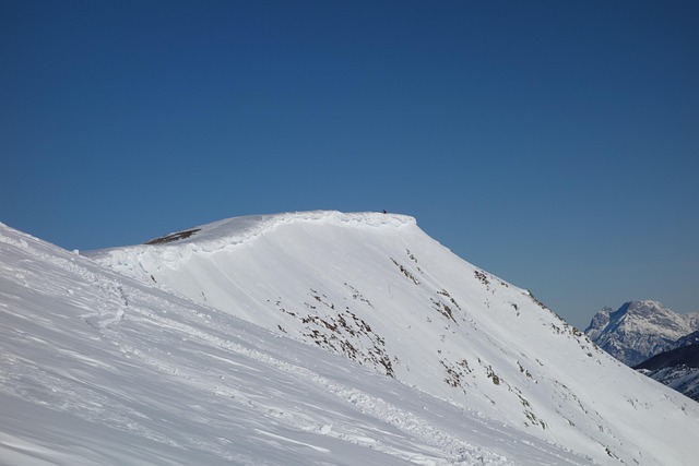 Vinter, Bjerge, Sne, Landskab