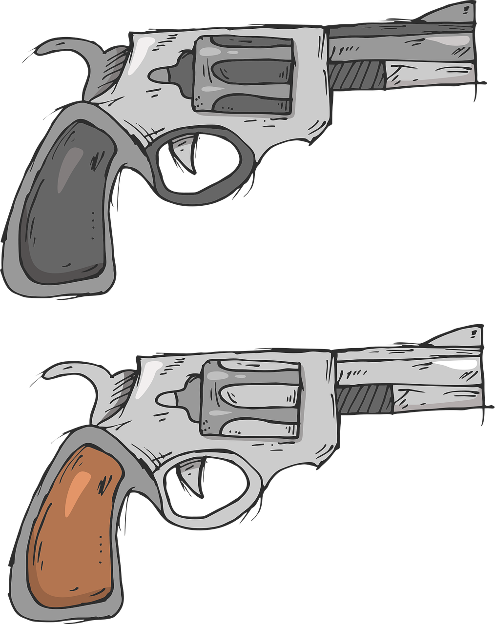 Colt Revolver Vector