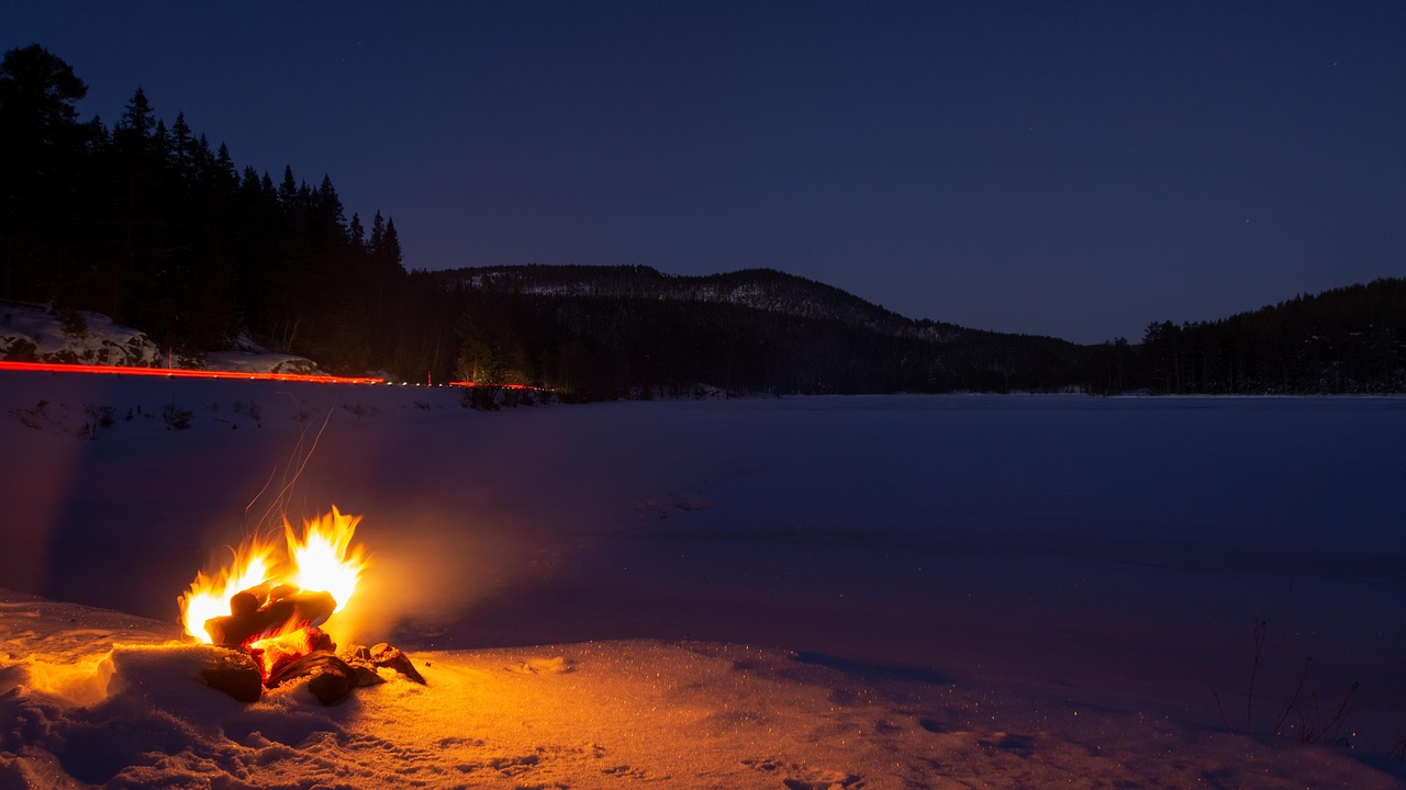 Campfire Night Cold - Free photo on Pixabay