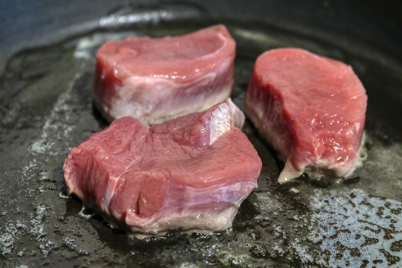 Cerdo, Cocinero, Parrilla, Comida, Carne
