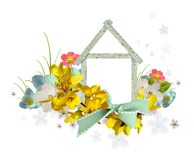 Download free HD stock image of Spring Flowers Free spring flowers frame illustration