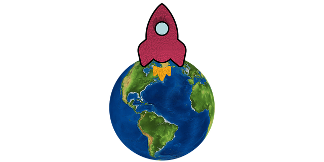 Free rocket science school illustration