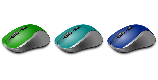 Free mouse computer office illustration
