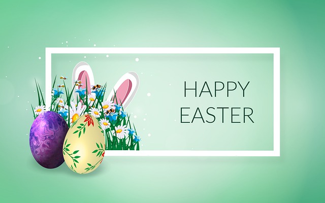 Free easter sheet easter eggs illustration