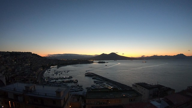 Free Napoi Naples At Dawn photo and picture