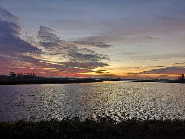 Free Sunset Holland photo and picture