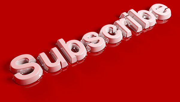 Abonnement, Abonnent, Tilmeld, Youtube