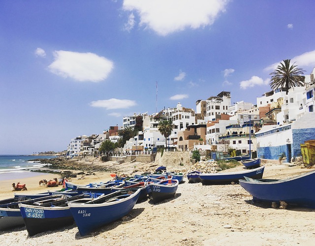 Free Taghazout Beach photo and picture