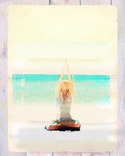 Yoga, Poster, Retro, Grunge, Meditation