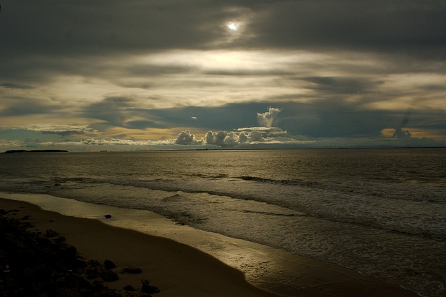 Sol, Hav, Strand, Landskab, Vand, Sommer