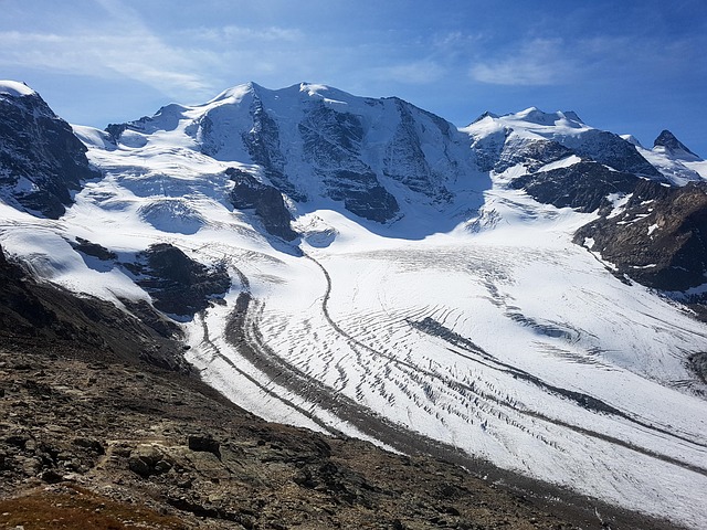 Bernina, Persgletscher, Schweiz, Engadin