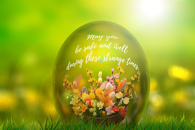 Free easter eggs easter heart illustration