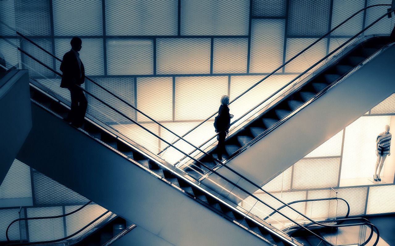 Escalator, Centre Commercial, Londres, Grand Magasin