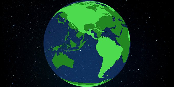Free Earth World Map illustration and picture