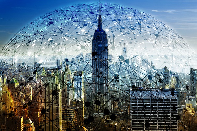 Download free HD stock image of Empire State Building Network Free empire state building network social illustration