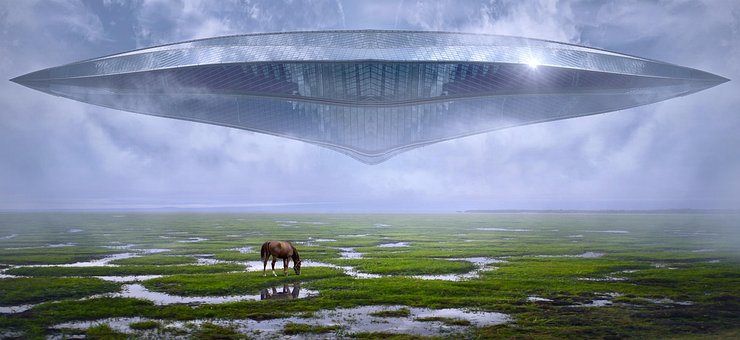 Fantasy, Ufo, Spaceship, Surreal