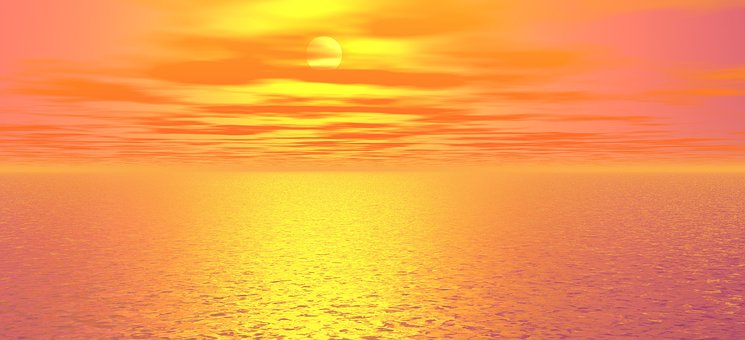Free Ocean Yellow photo and picture