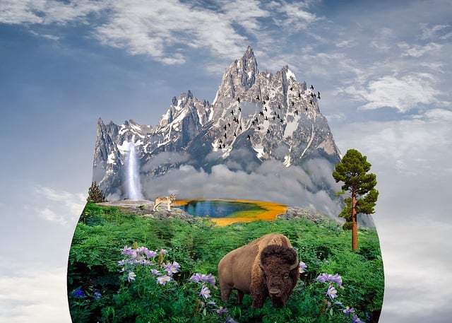 Free earth planet fantasy illustration
