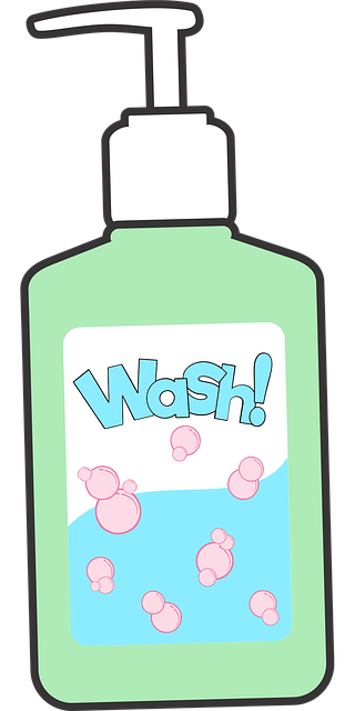 Free sanitizer sanitize clean vector