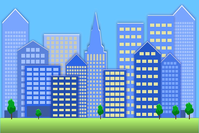Download free HD stock image of City Illustration Free city illustration building illustration