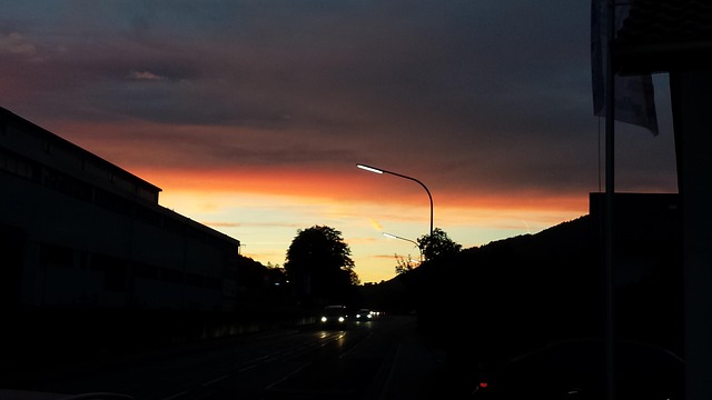 Free Sunset Quitting Time photo and picture