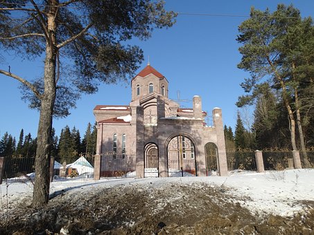 Лес, Зима, Снег, Деревья, Пейзаж