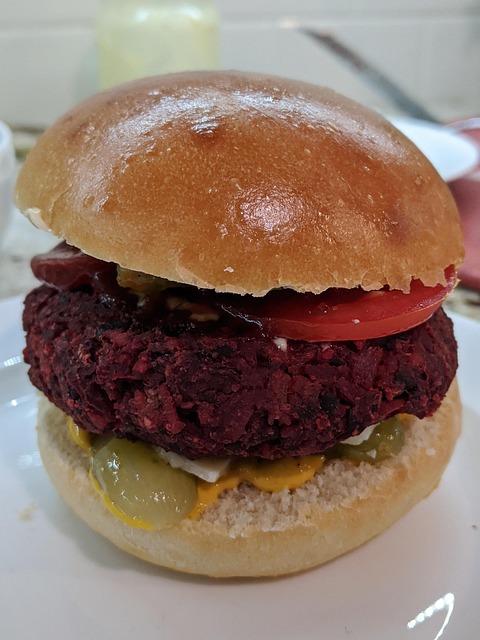 Free Vegetarian Burger photo and picture