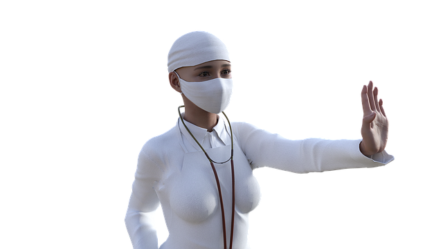 Free doctor covid stop illustration