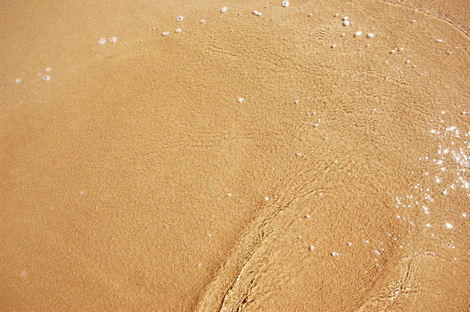 The Sand Is Covered With Water - Free photo on Pixabay