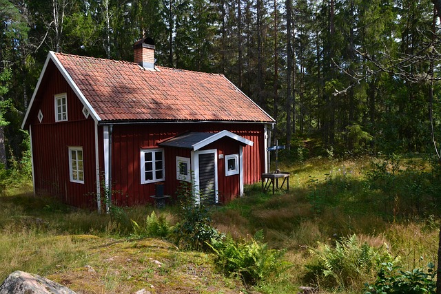 Ostkustleden, Hus, Hytte, Rød, Sverige