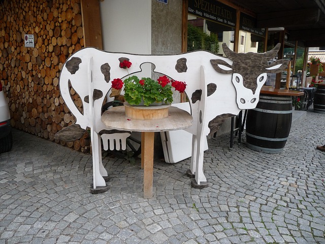 Free Cow Wood photo and picture
