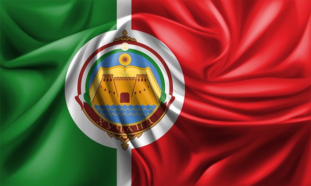 Free flag of khujand flag of tajikistan silk illustration