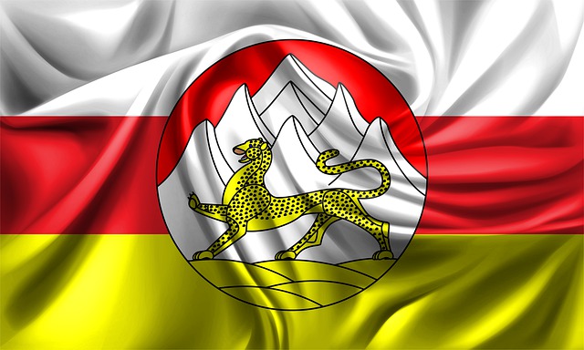 Free flag of ossetian-alania flag of tajikistan silk illustration