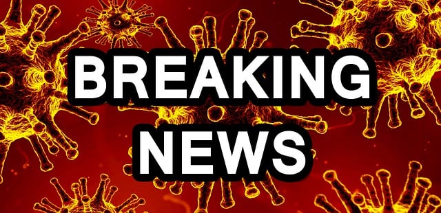 Free breaking news corona virus illustration