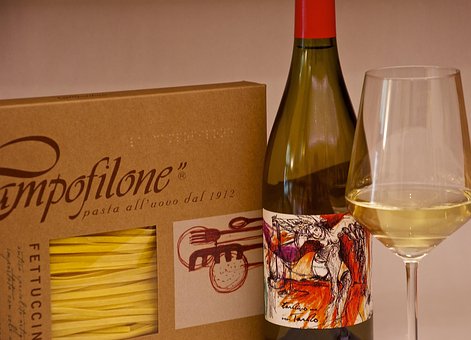 Free Wine Pasta photo and picture