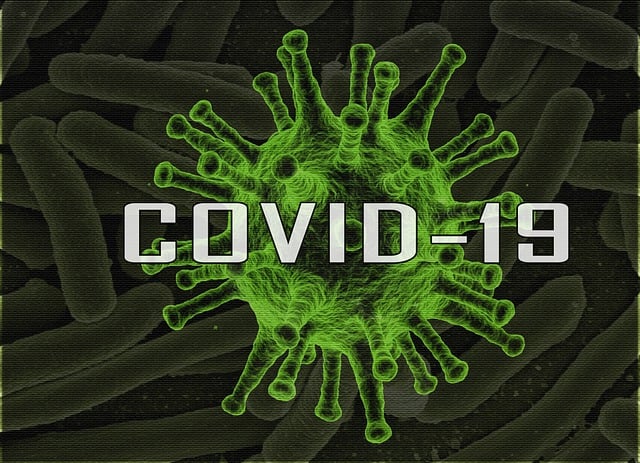 Free covid-19 microbe illness illustration