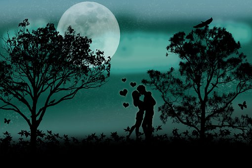 Liebe, Paar, Menschen, Romantik