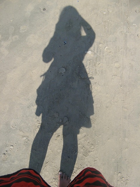 Free Woman Beach photo and picture