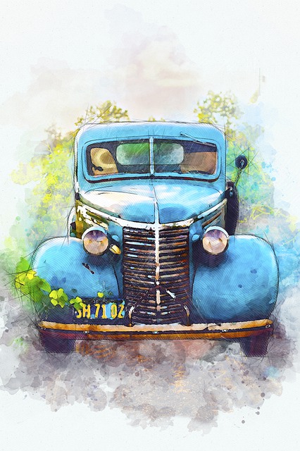 Free automobile car vintage illustration