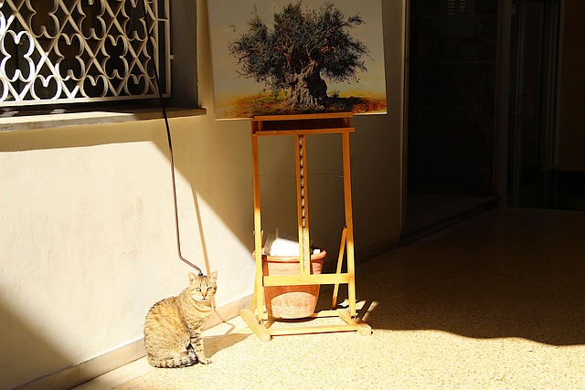 Free Cat Painting photo and picture